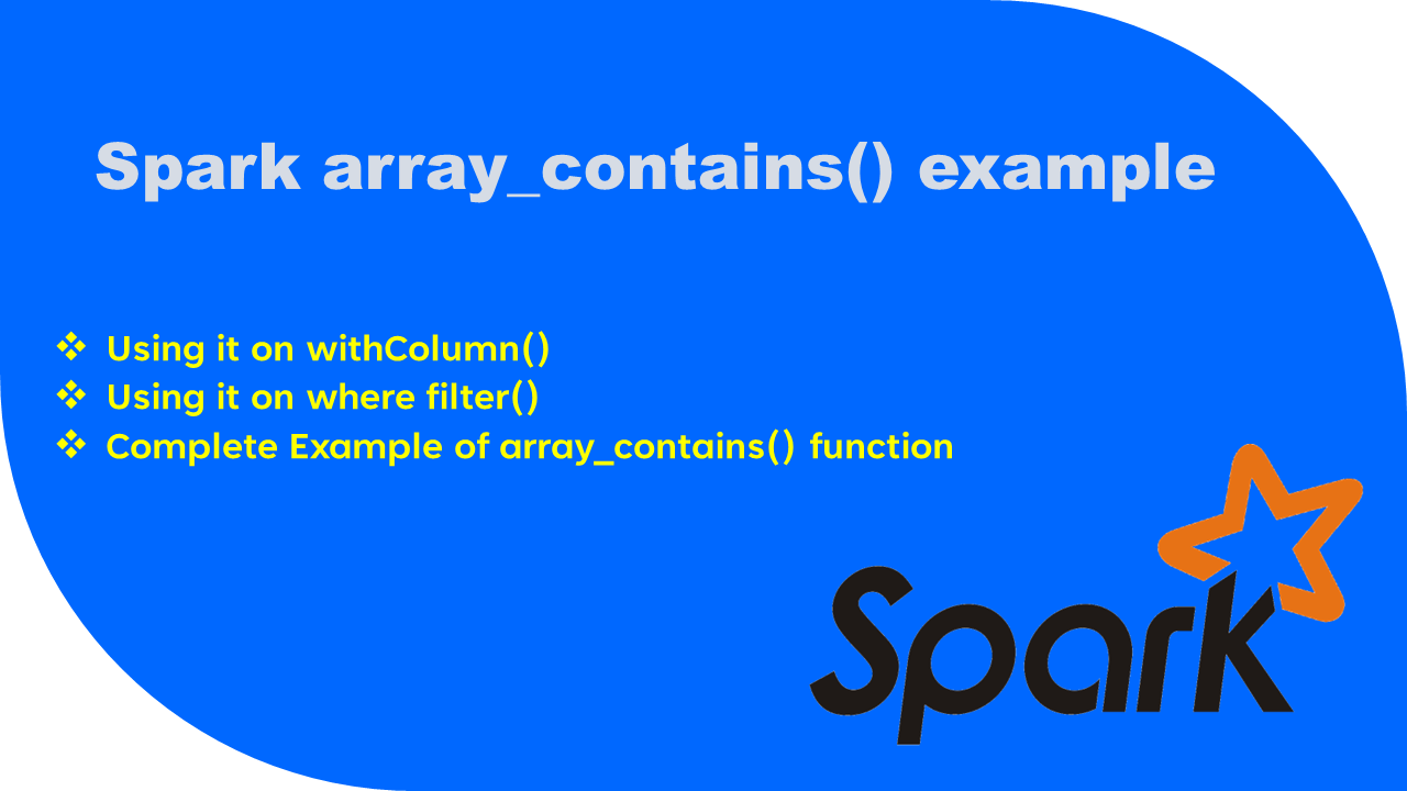 Read more about the article Spark array_contains() example