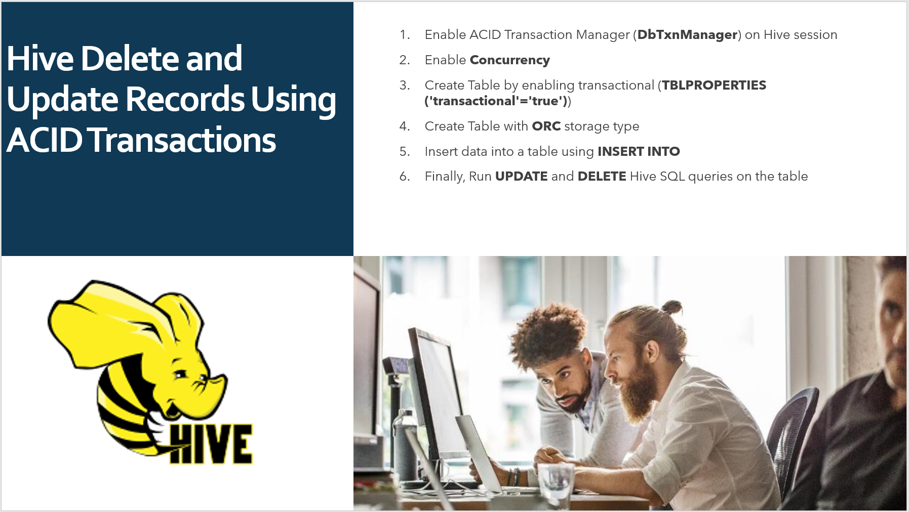 You are currently viewing Hive Delete and Update Records Using ACID Transactions