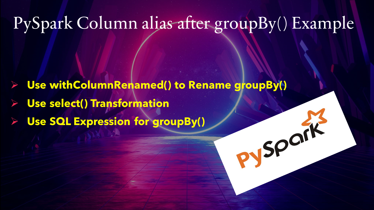 You are currently viewing PySpark Column alias after groupBy() Example