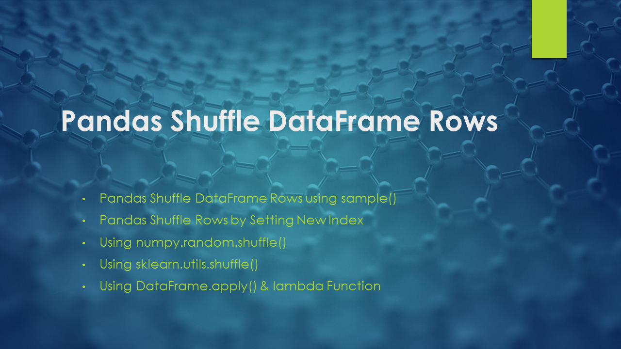 You are currently viewing Pandas Shuffle DataFrame Rows Examples