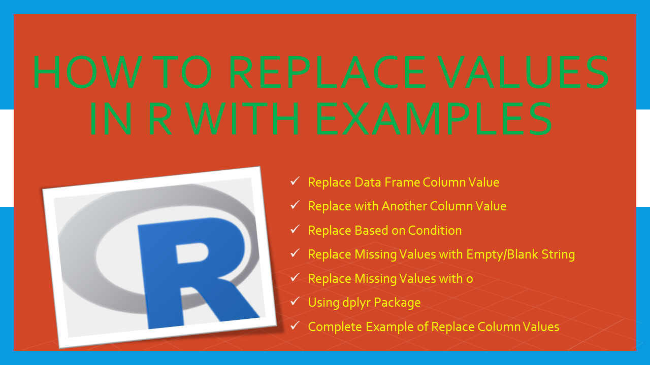 Read more about the article How to Replace Values in R with Examples