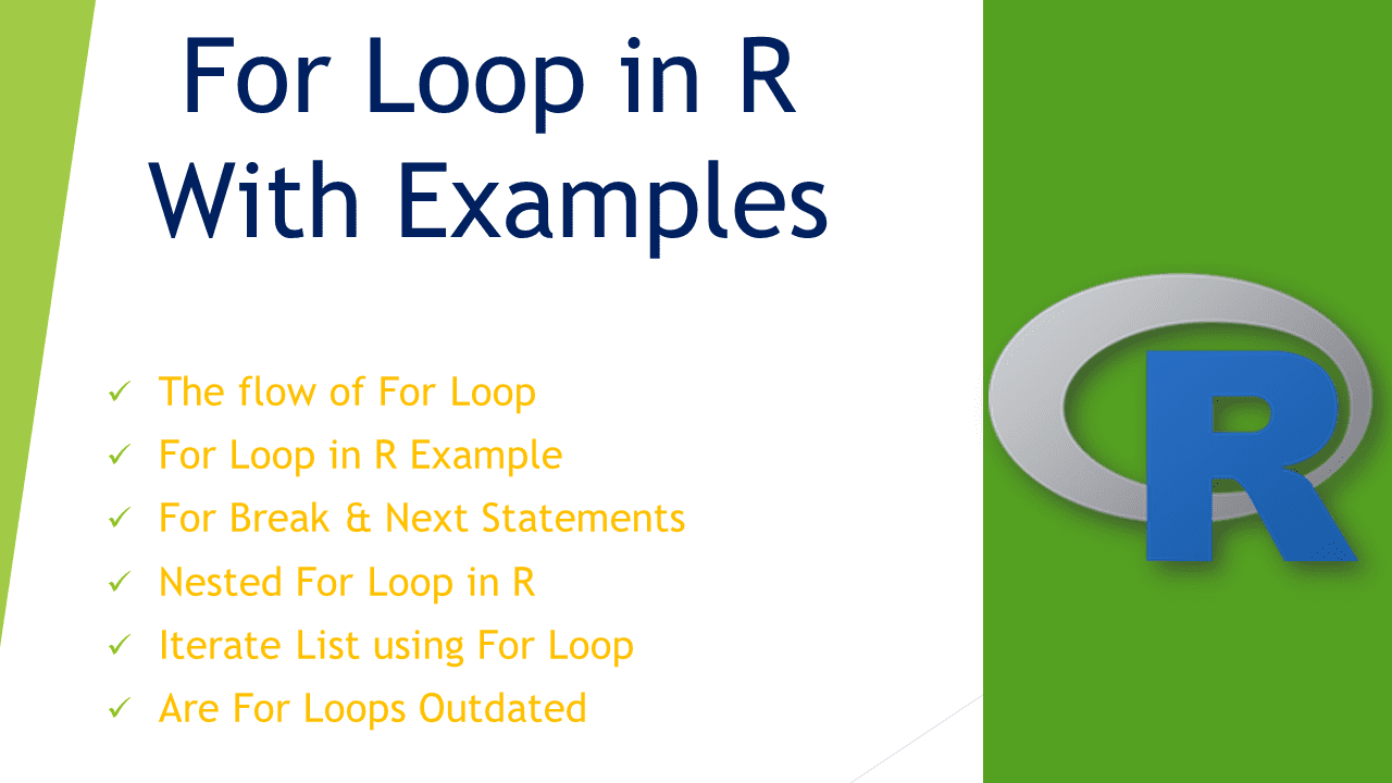 Read more about the article For Loop in R With Examples