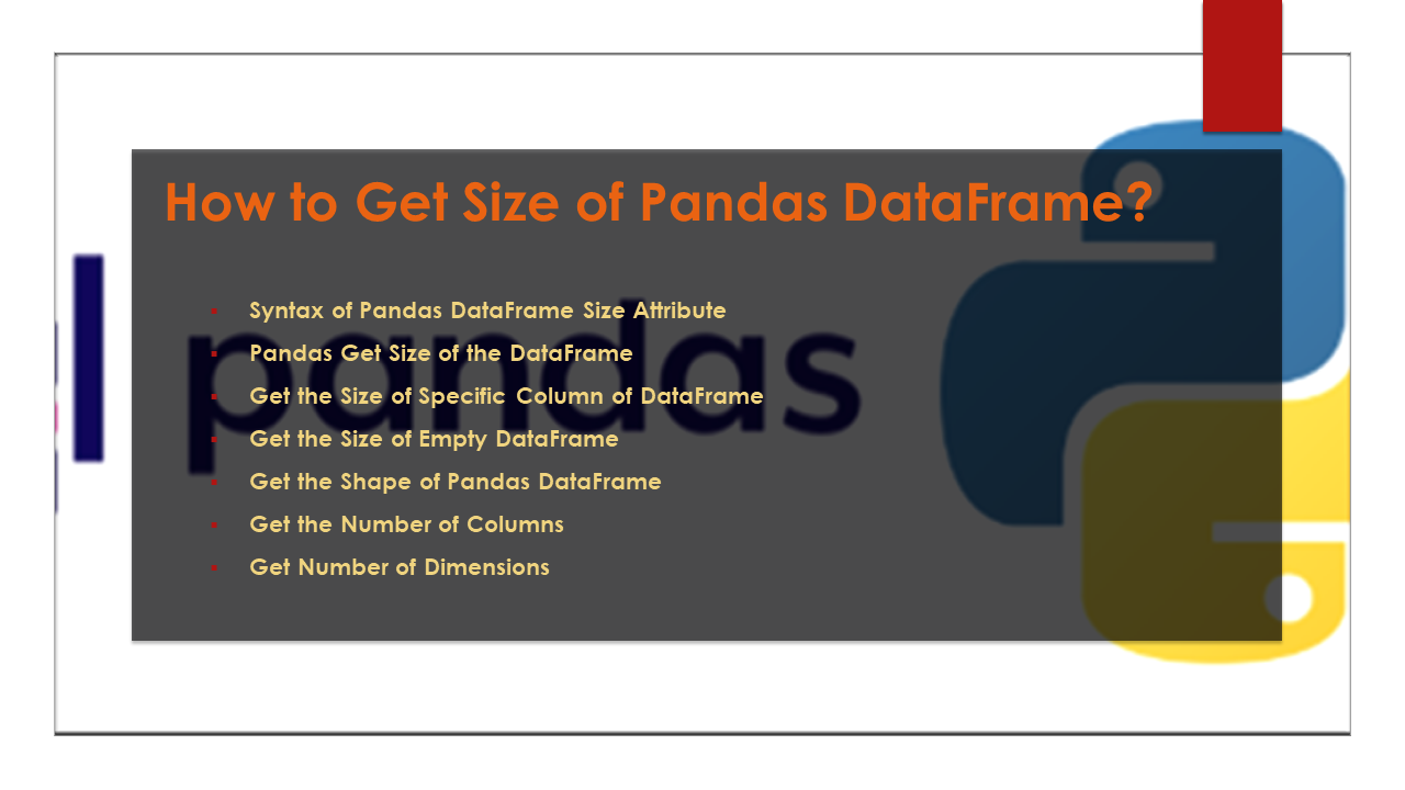You are currently viewing How to Get Size of Pandas DataFrame?